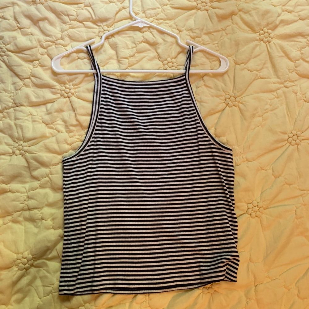 striped crop top